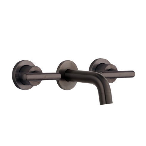Barre Assembly Taps & Mini Spout Set - Brushed Gunmetal
