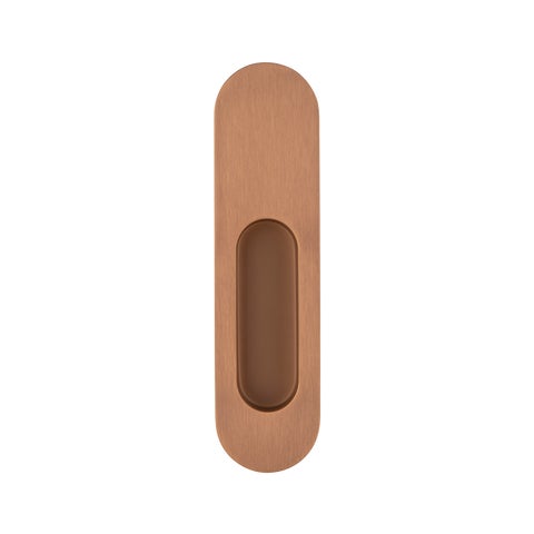 Leroy Sliding Door Dummy Pull - Brushed Copper