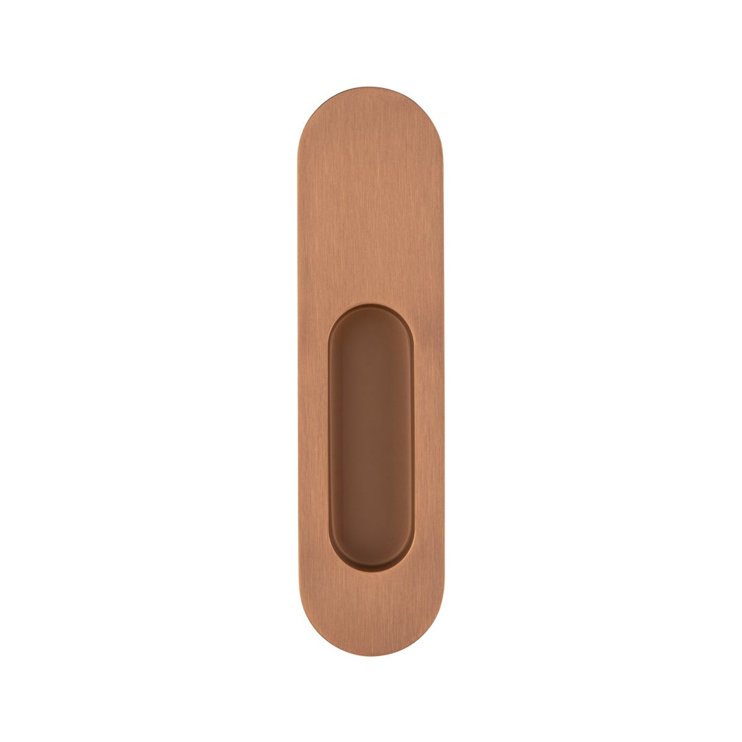 Leroy Sliding Door Dummy Pull - Brushed Copper