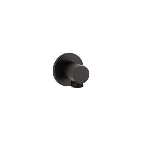 Round Shower BP - Matte Black