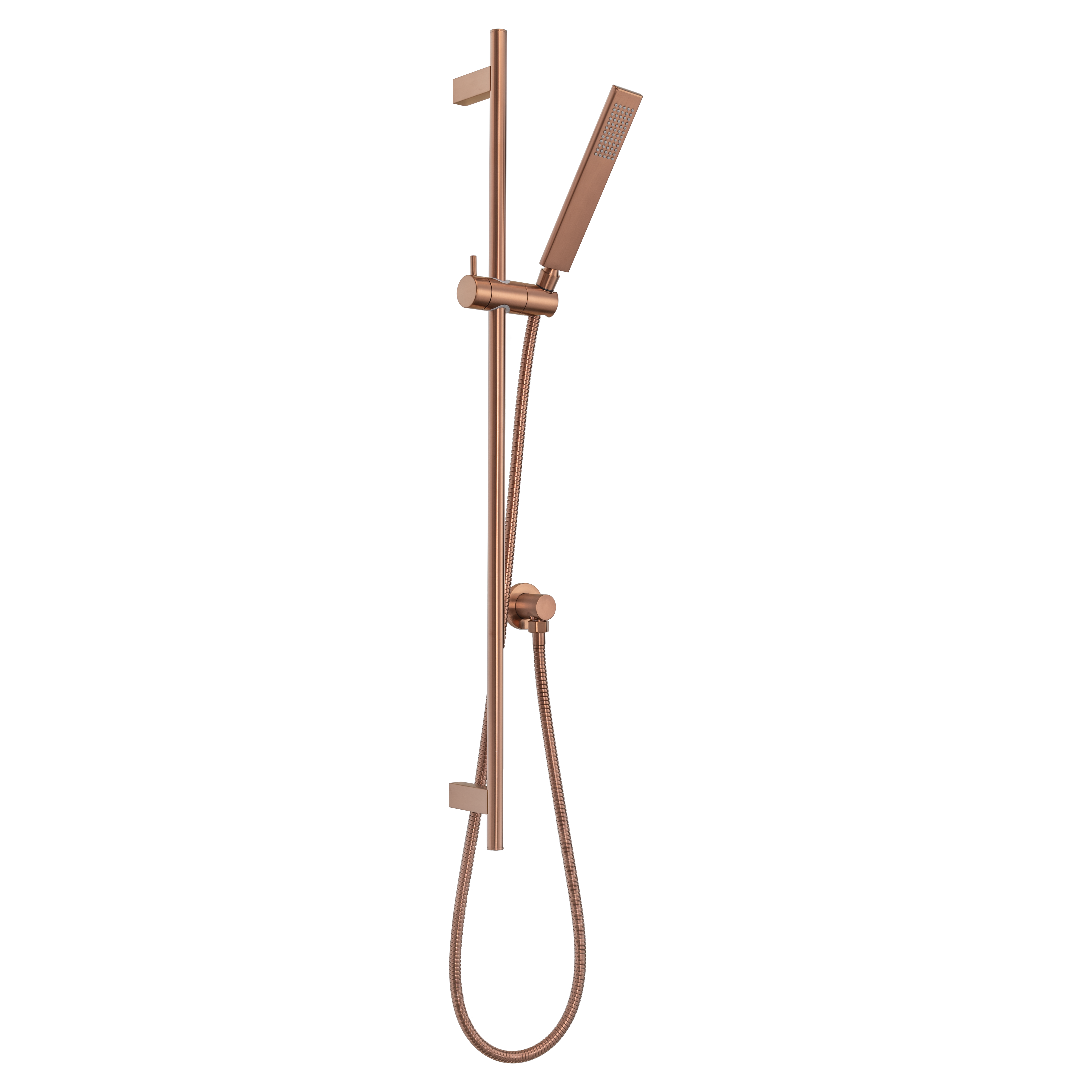 Elysian Hand Shower Rail Set - Brushed Copper