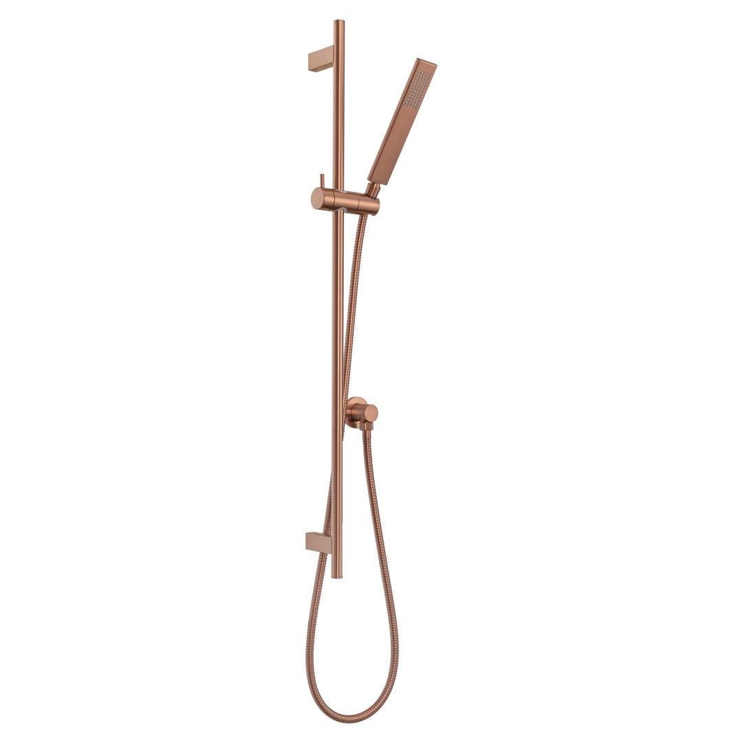 Elysian Hand Shower Rail Set - Brushed Copper