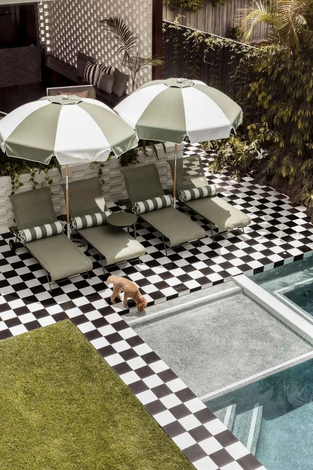 Pool With Tiles ABI Checkerboard