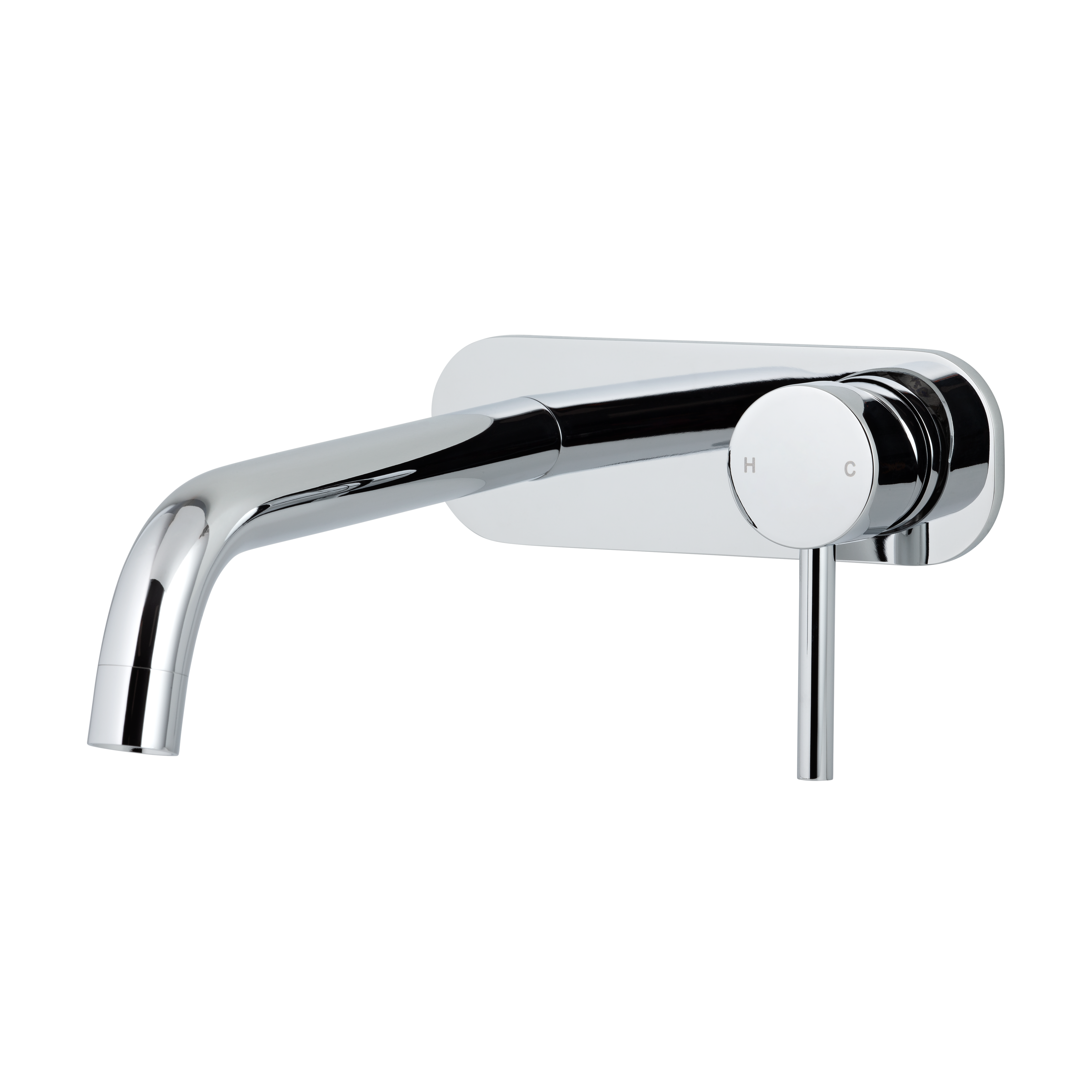 Elysian Minimal Wall Mounted Set - Chrome
