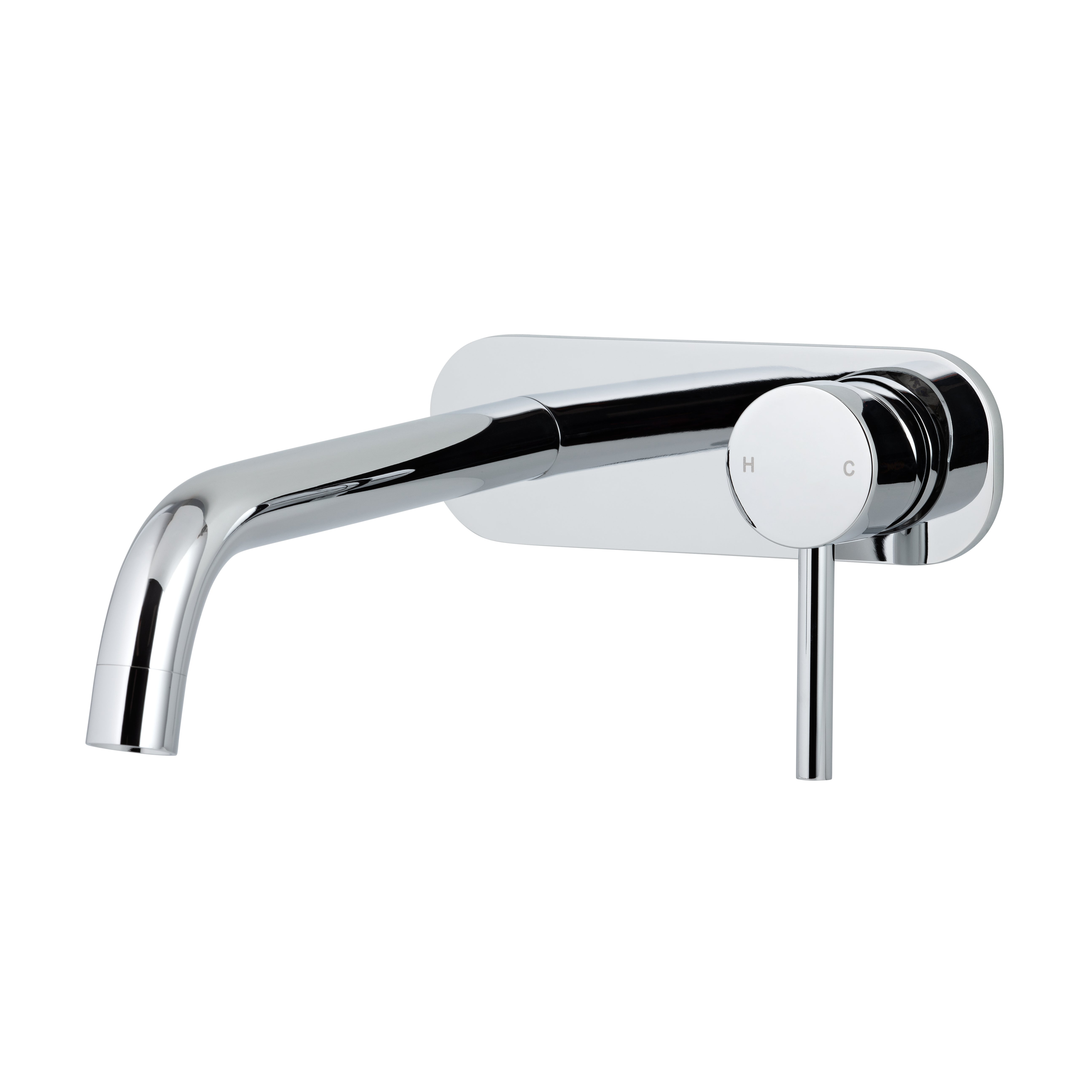 Elysian Minimal Wall Mounted Set - Chrome