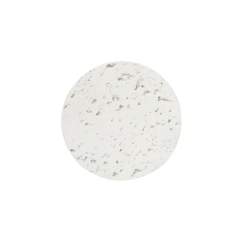 Atelis Concrete Disc - Matte White
