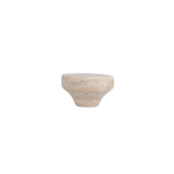 17606-Pedra-Large-Knob-30mm Front Beige-Travertine-1