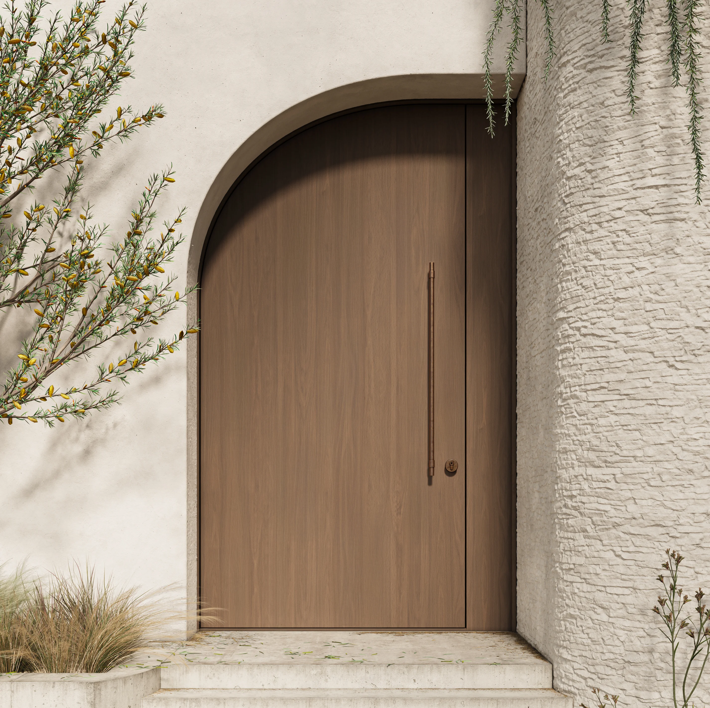 Antique%20Collection Hardware-%20Insetting EntryDoorPull Modi Final 900mm Bronze