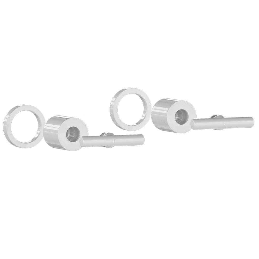 Barre Assembly Handle Kit  White - Feature
