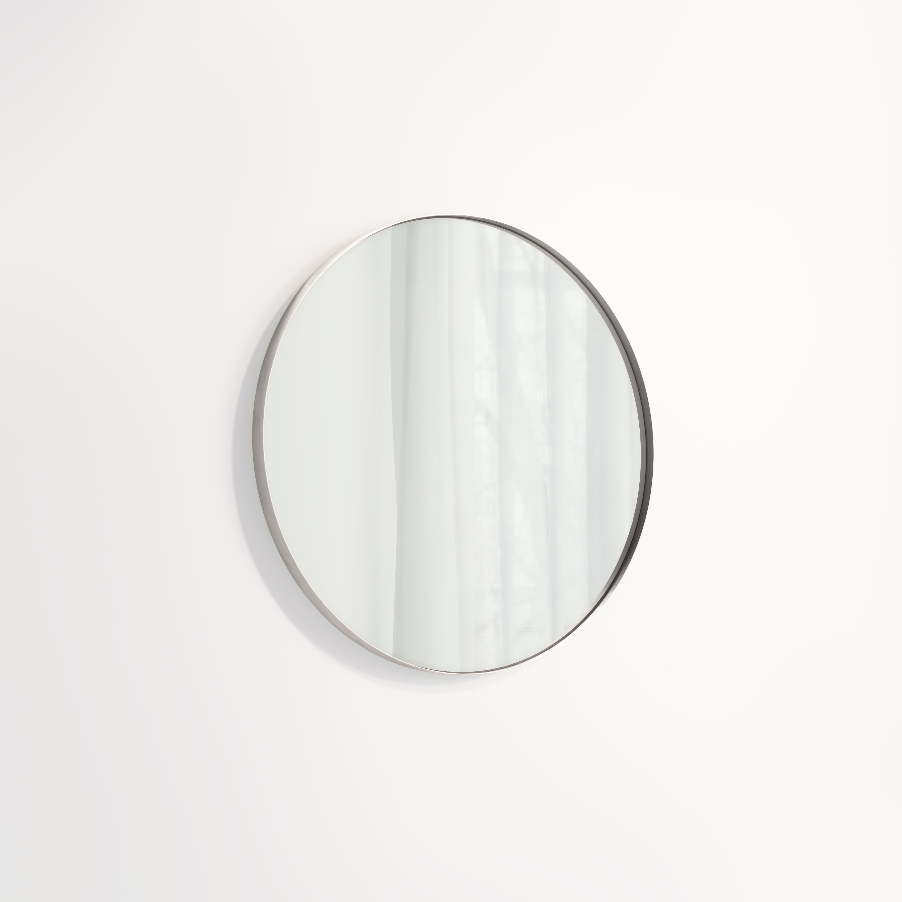 Round Mirror 600mm - Stainless Steel