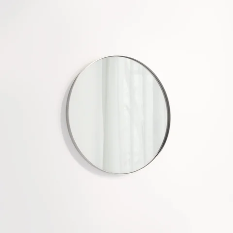 Round Mirror 600mm - Stainless Steel