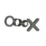 Cross Progressive Handle Kit  Brushed Gunmetal - Feature
