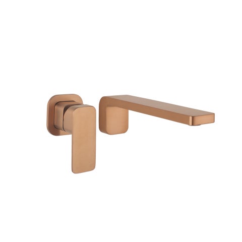 Nesso Minimal Mixer & Spout Set - Brushed Copper