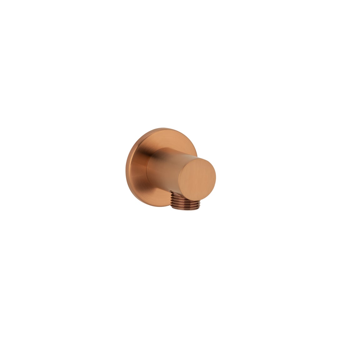 Round Shower BP - Brushed Copper