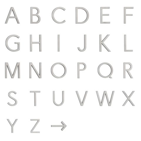 Lettering - Stainless Steel