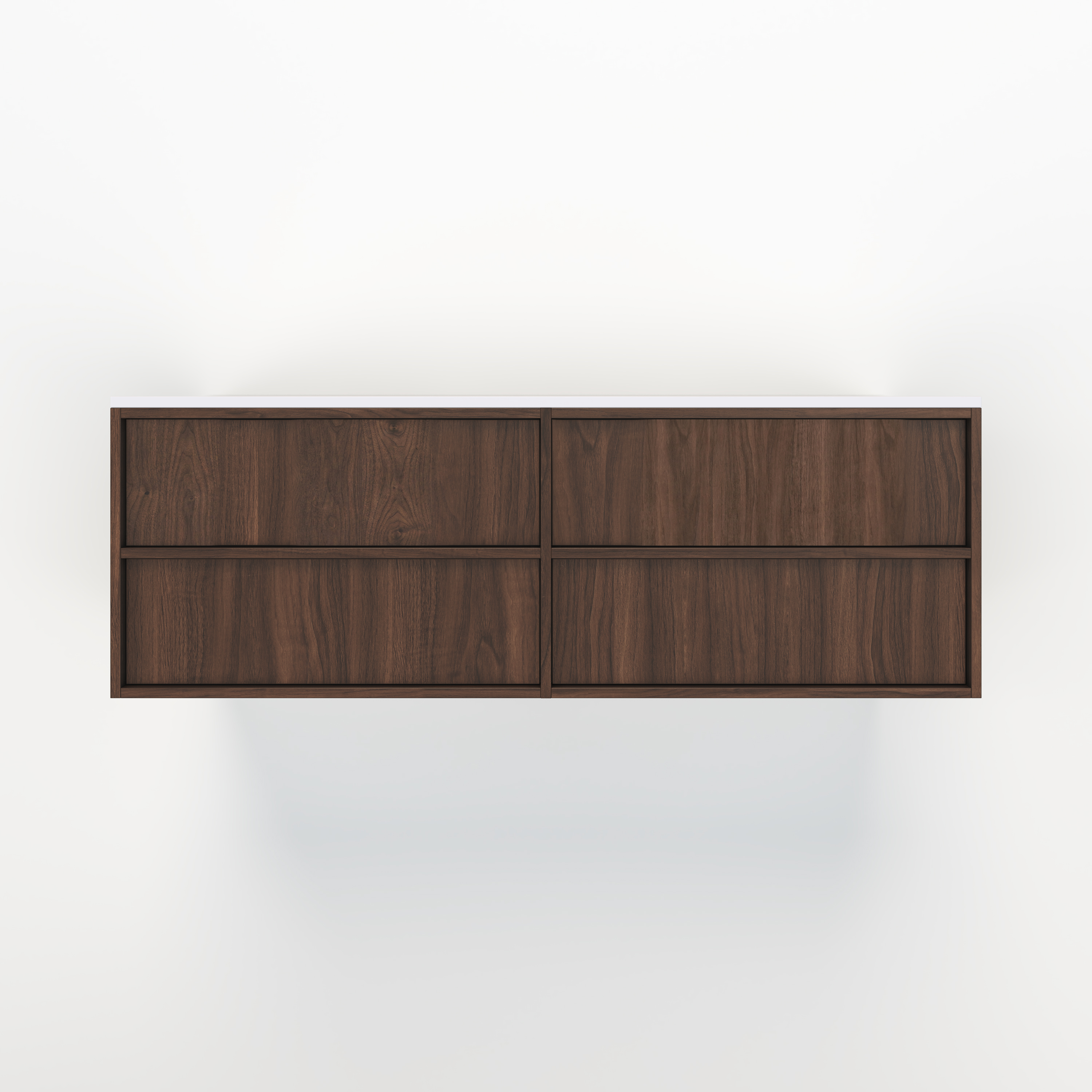 Kasumi - Double Vanity 1500mm - Walnut