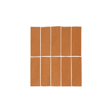 Rommani Handmade Zellige Rectangle Tile - Biscuit