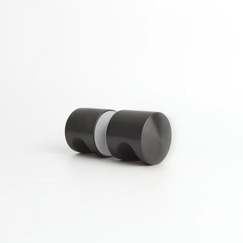 Livio Shower Door Handle - Brushed Gunmetal
