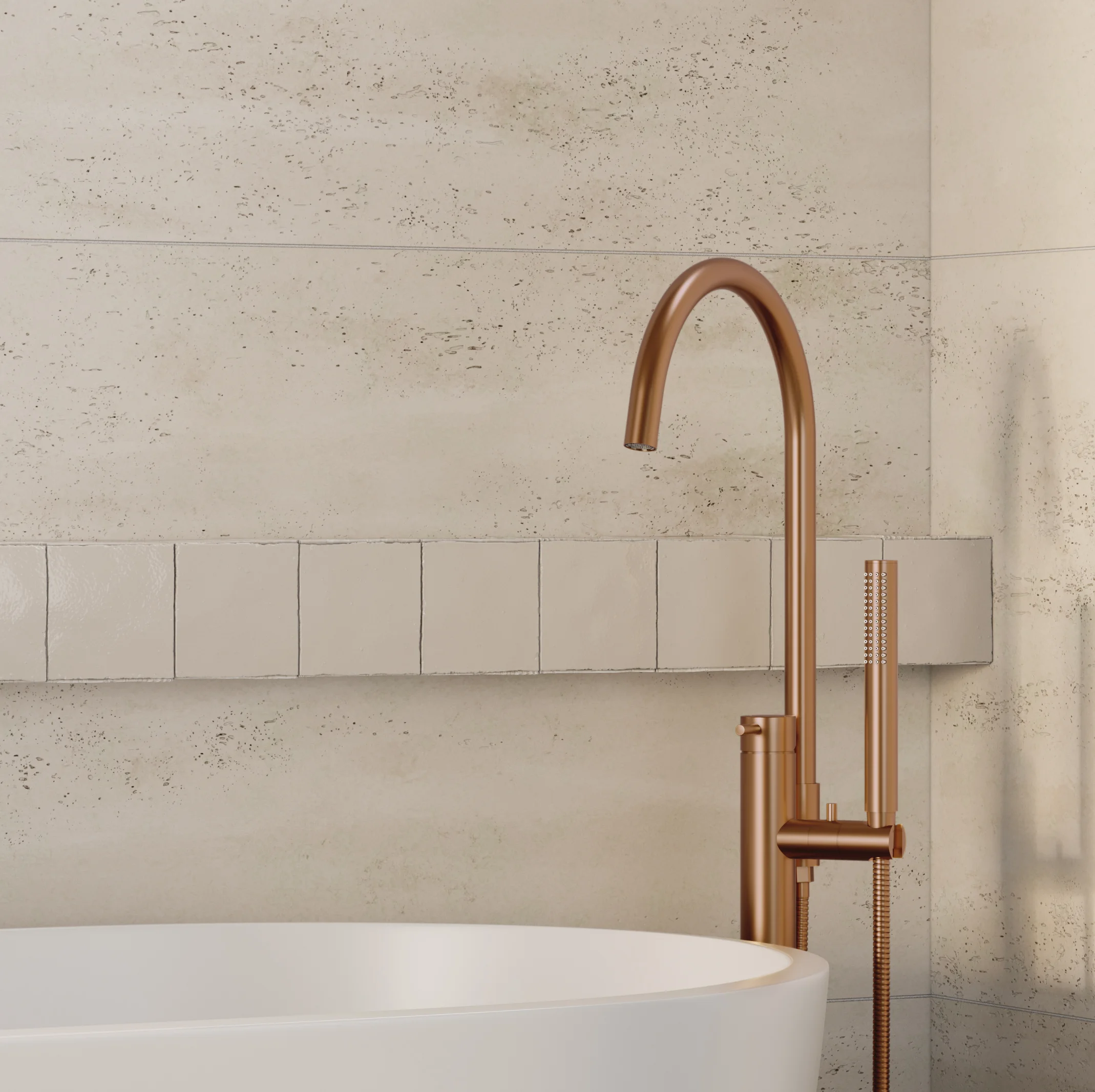 ElysianFloorMountedBathFillerWithHandShower Final View02 BC 01