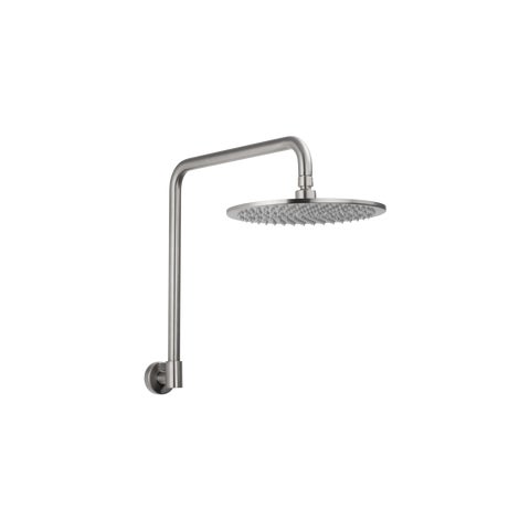 Eden Shower Arm & Head Set - Brushed Nickel