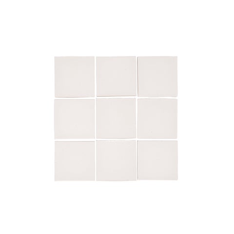 Rommani Handmade Zellige Square Tile - Pearl