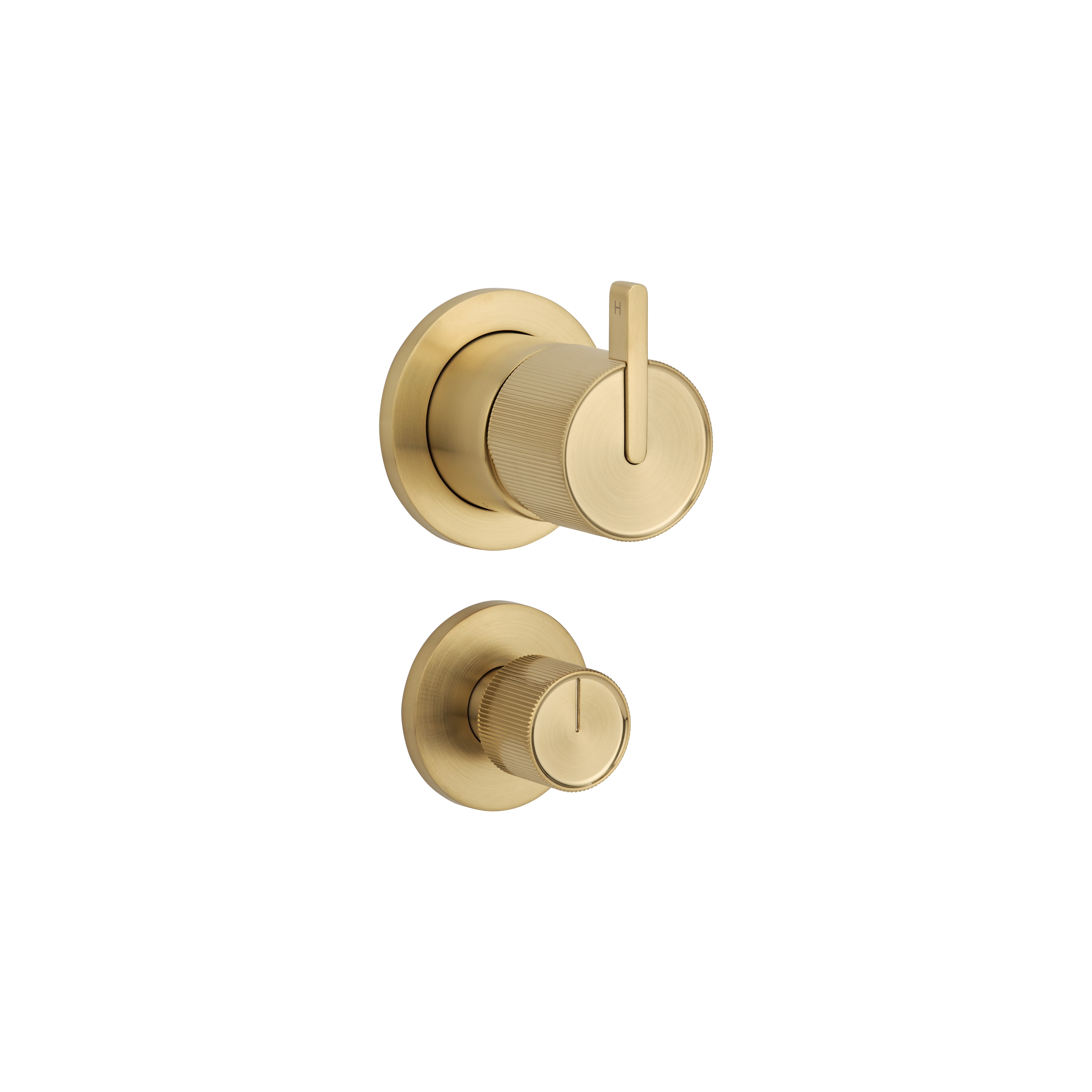 Namika Shower Bottom Diverter - Brushed Brass