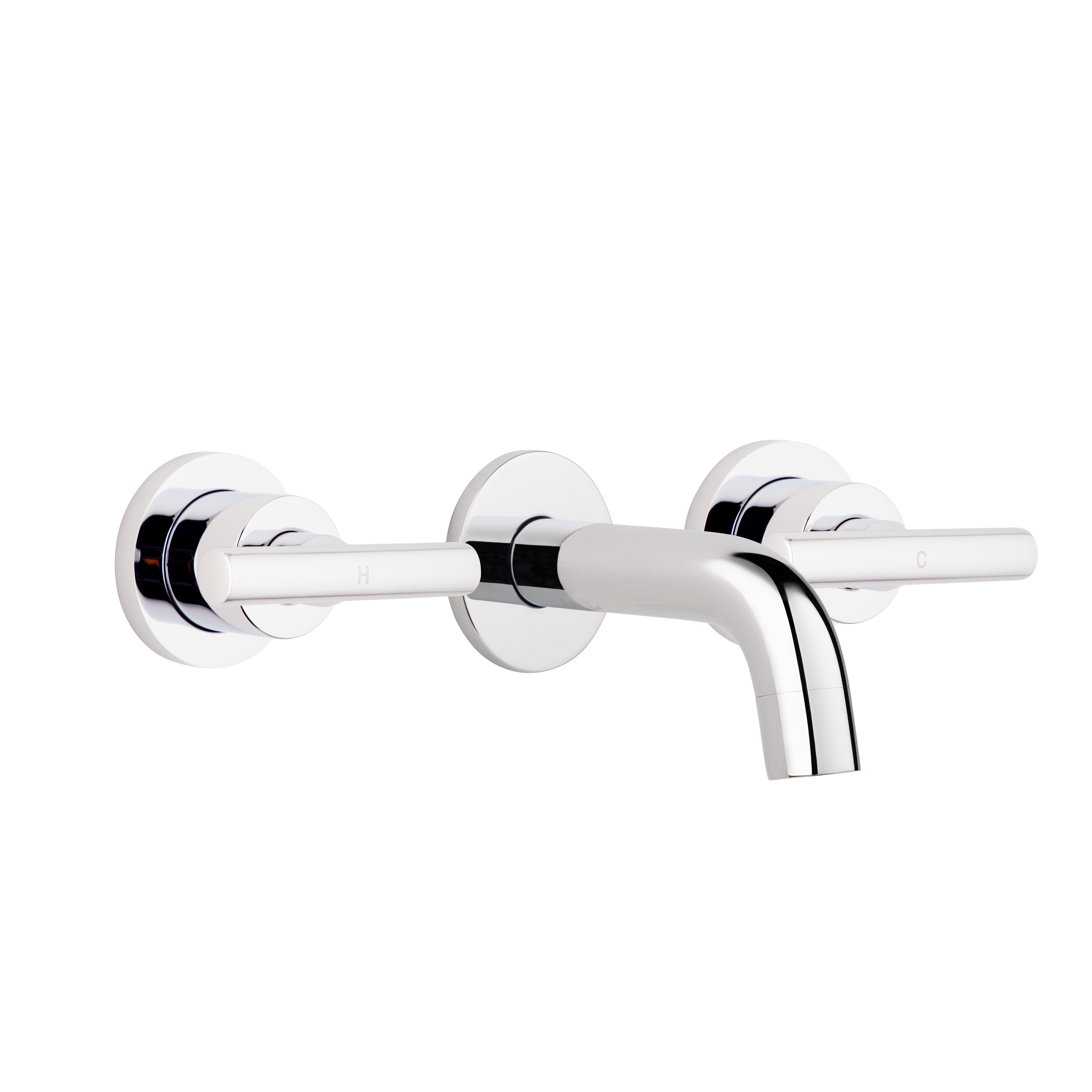 Barre Assembly Taps & Mini Spout Set - Chrome
