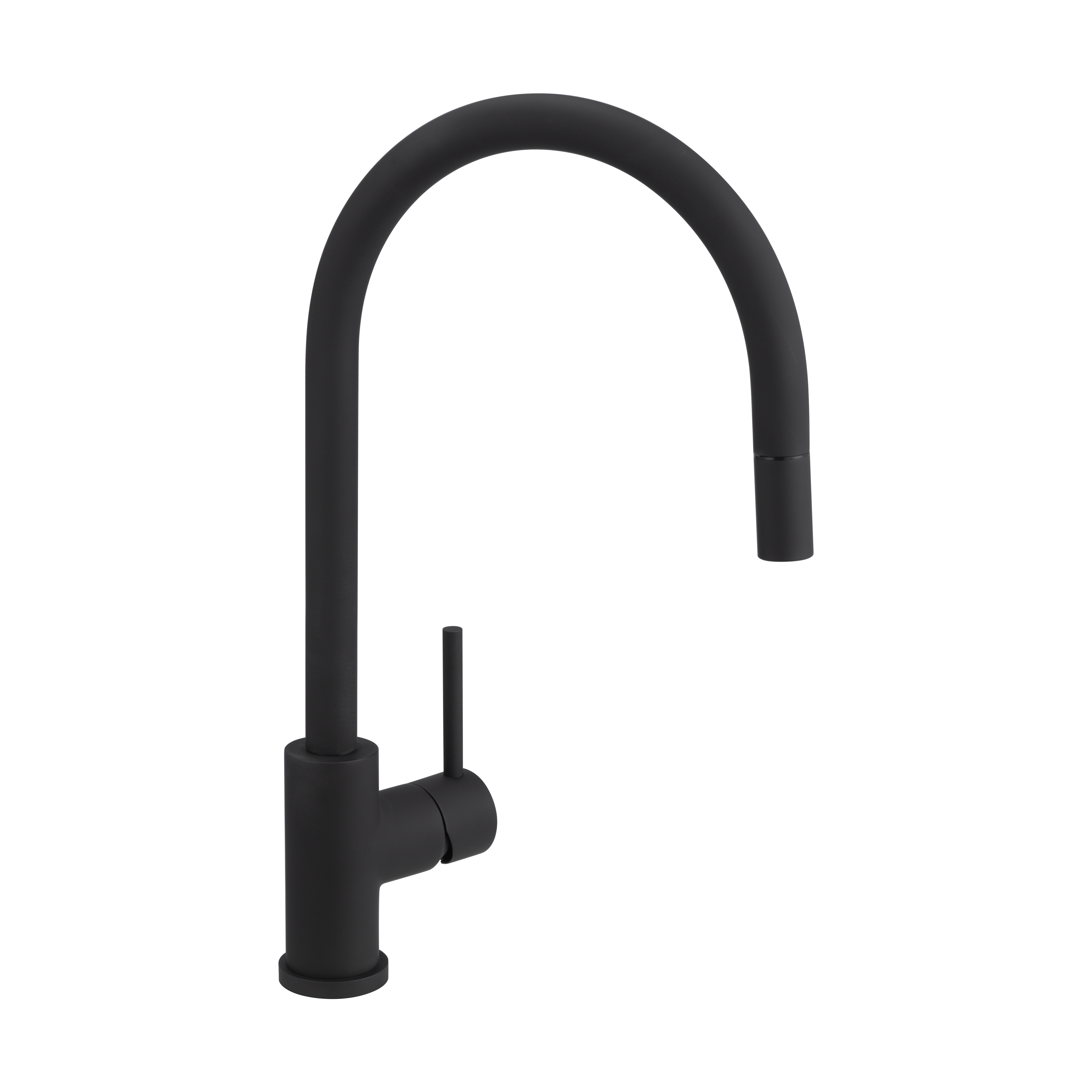 Elysian Commercial Pull-Out Kitchen Mixer - Matte Black