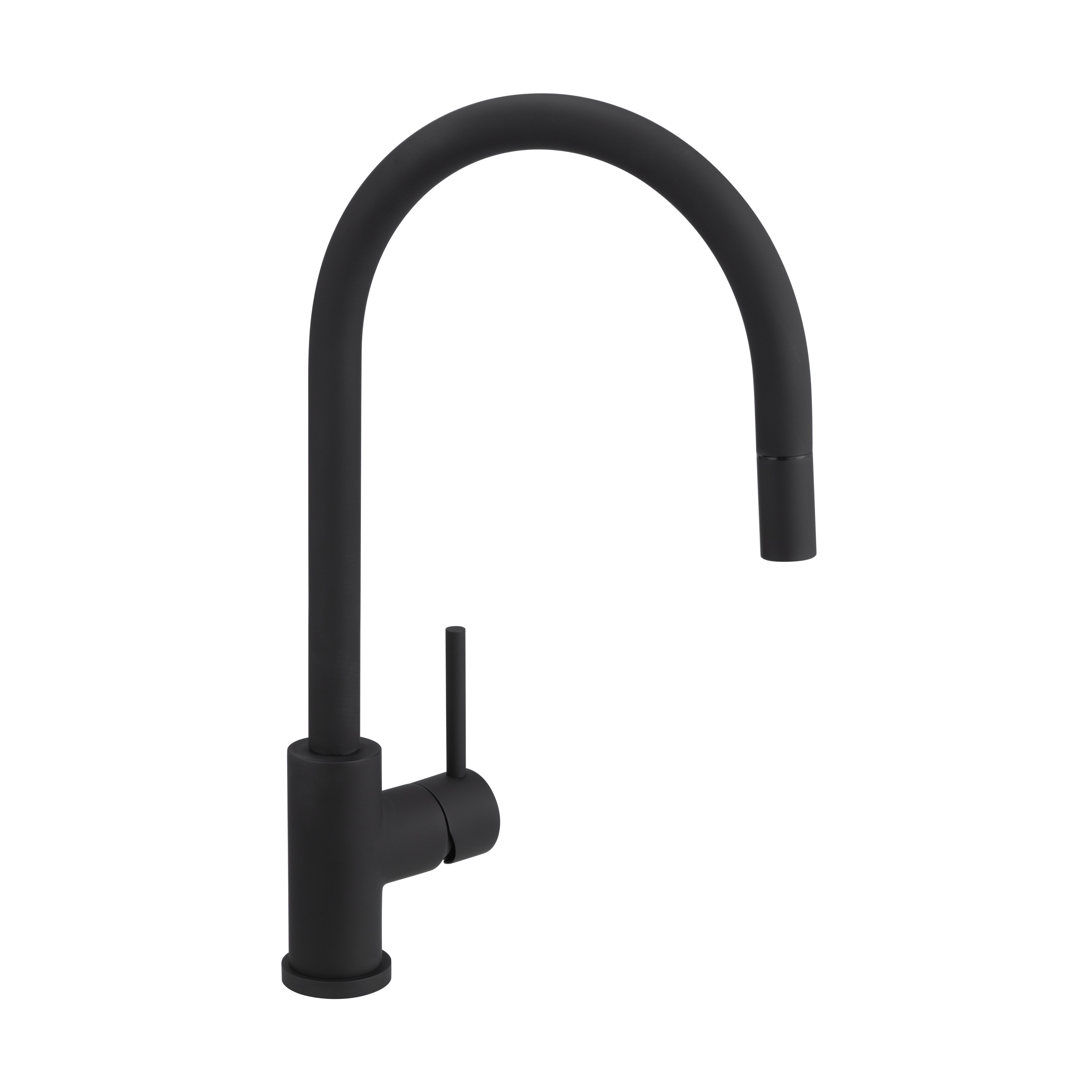 Elysian Commercial Pull-Out Kitchen Mixer - Matte Black