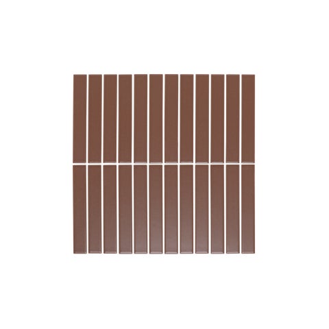 Atami Finger Mosaic Tile - Chocolate