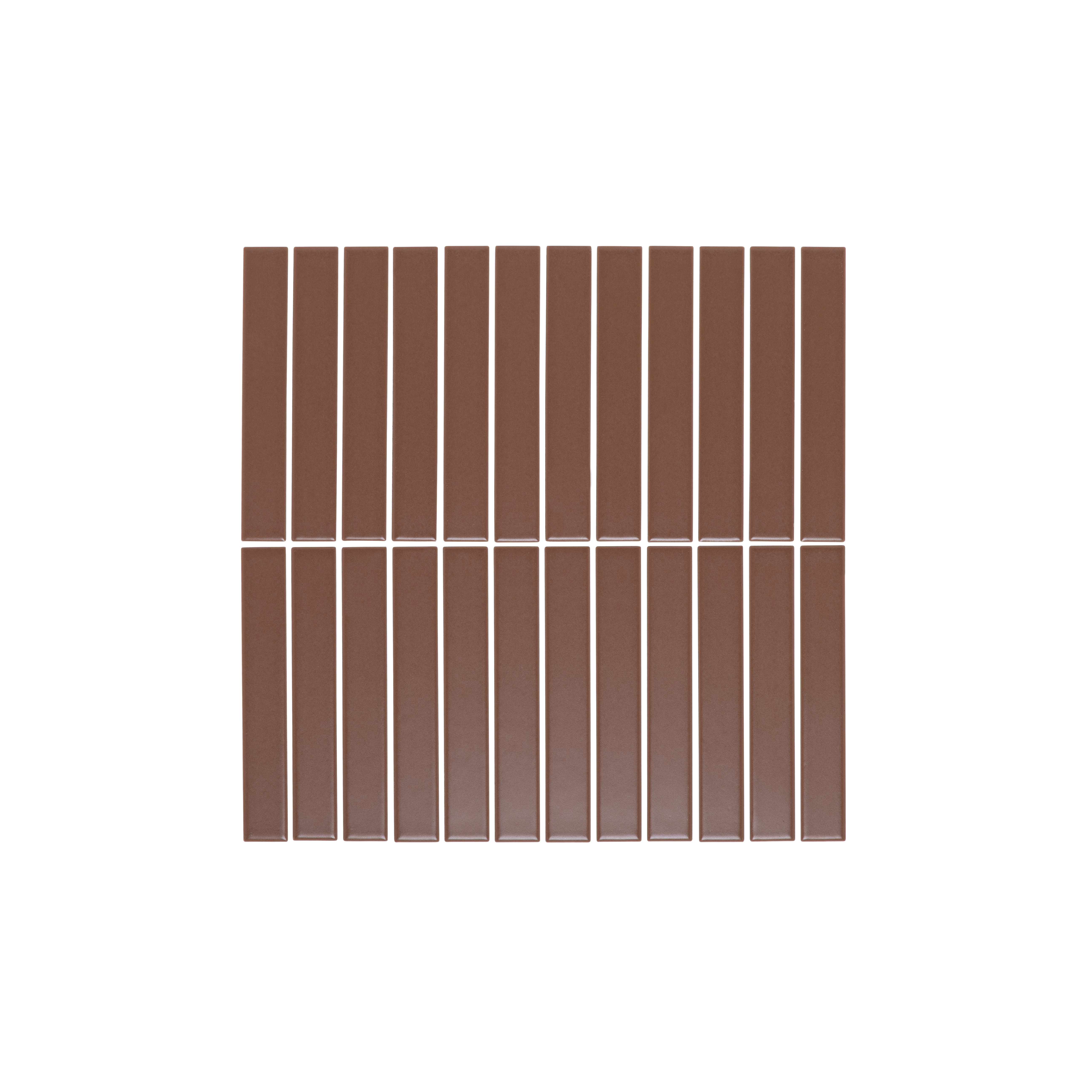 Atami Finger Mosaic Tile 296x300 Chocolatepsd