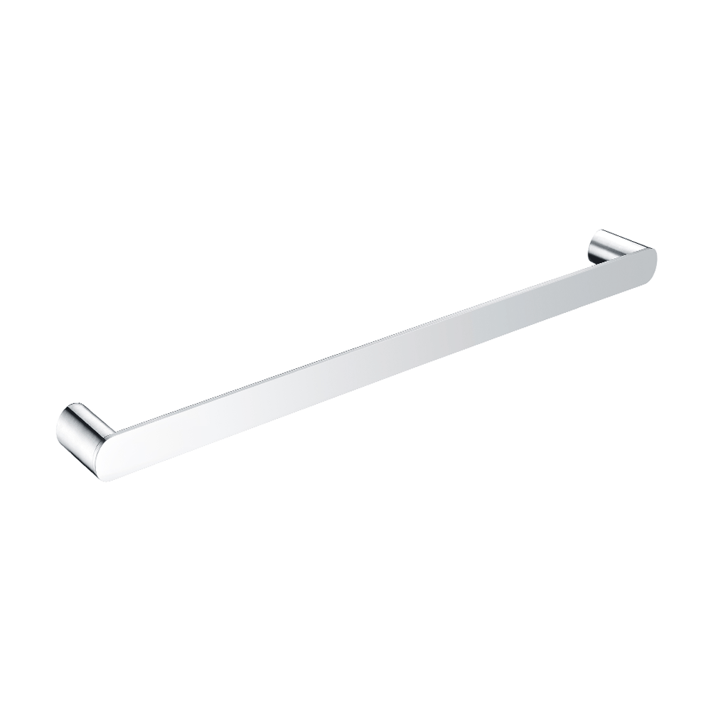 Milani Single Towel Rail 600mm - Chrome
