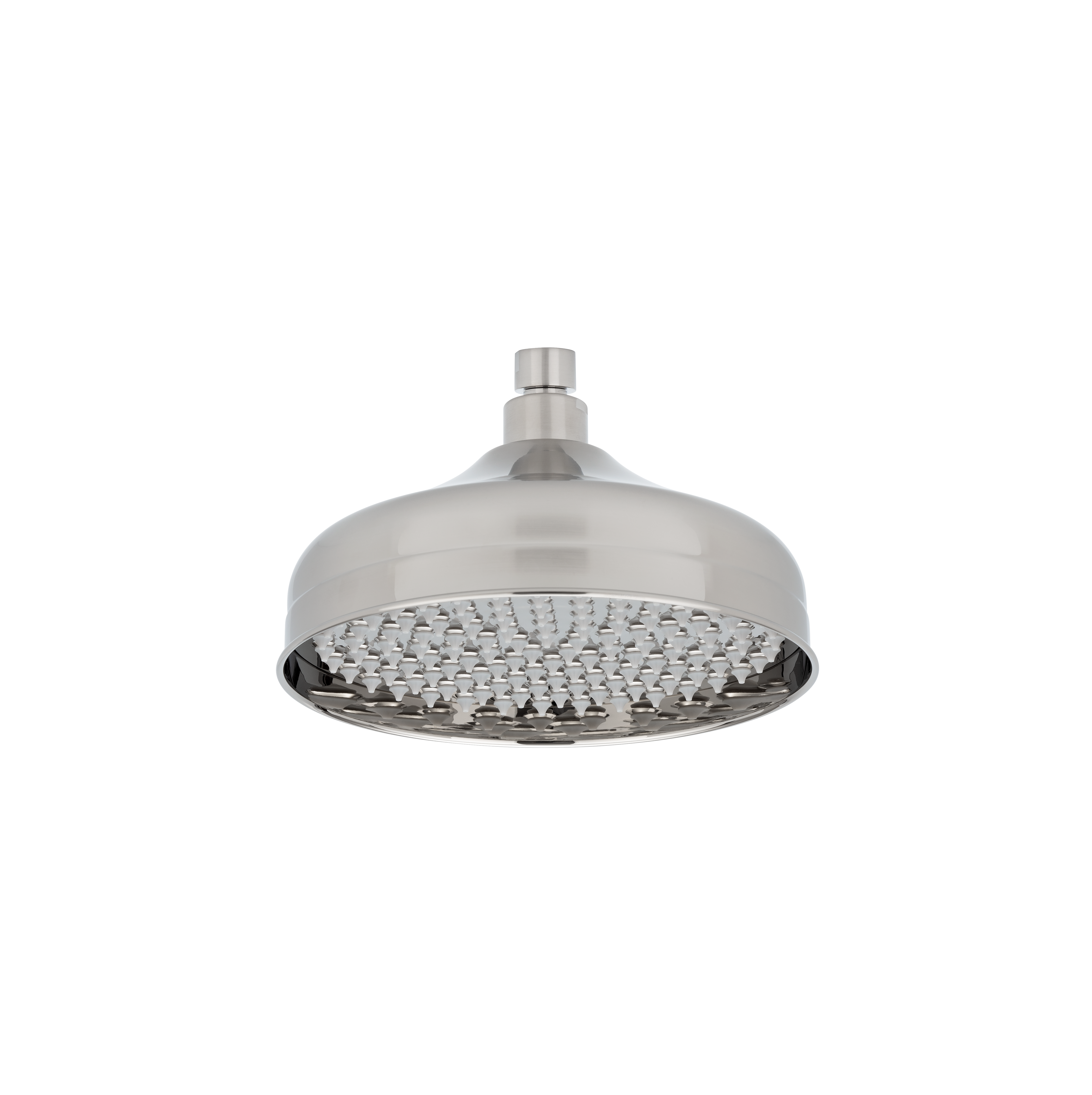 kingsley shower head round BN