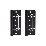 Ellis flush door hinge Pair MatteBlack