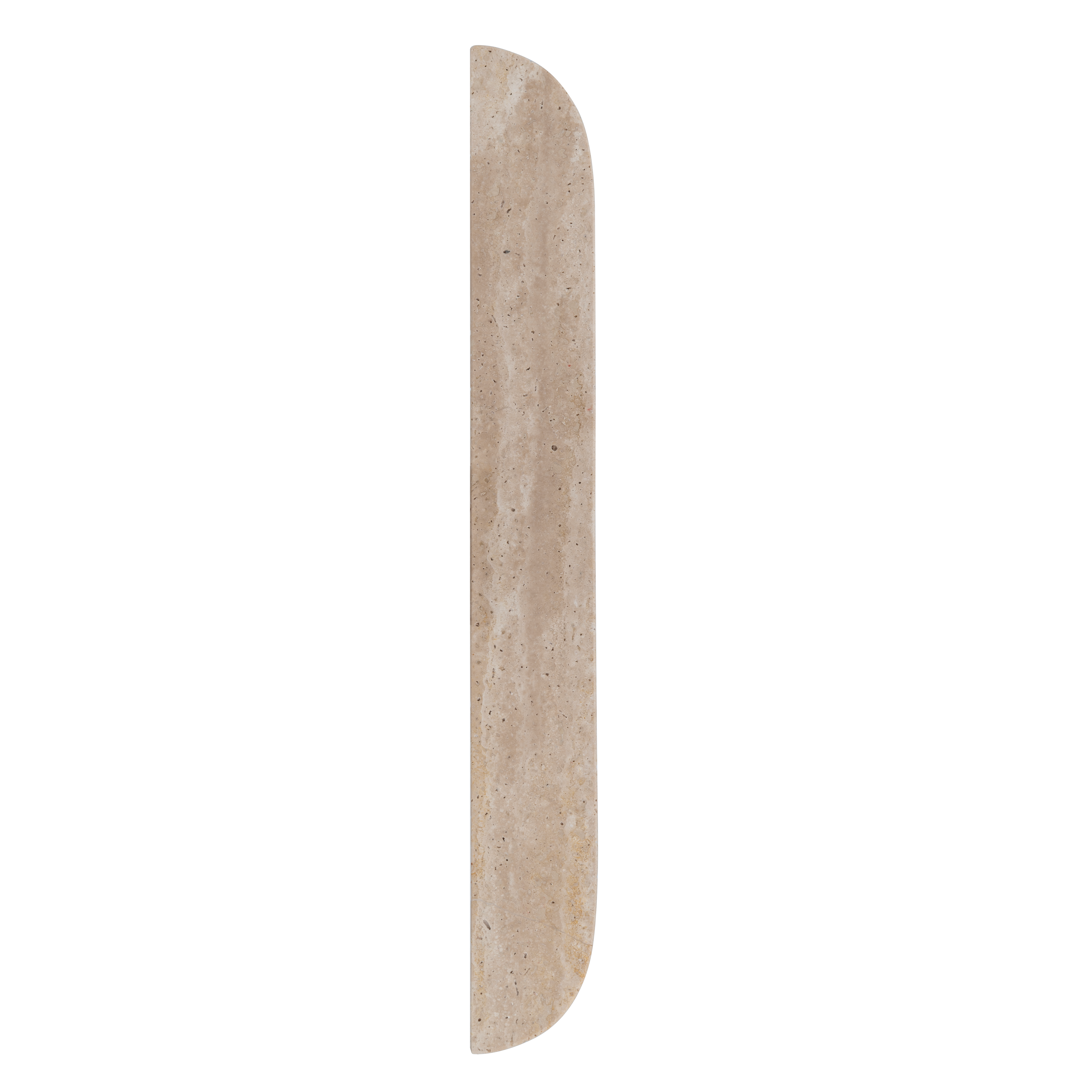 Pedra Curve Cabinetry Pull 320mm - Beige Travertine