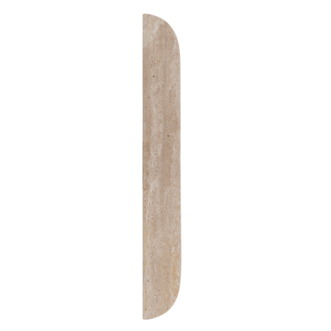 Pedra Curve Cabinetry Pull 320mm - Beige Travertine