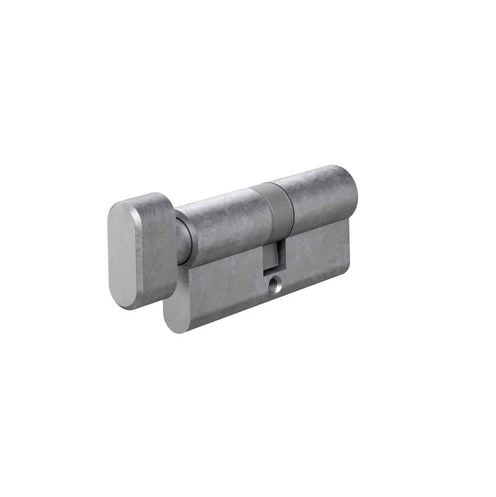Eurocylinder K2T View01 Steel