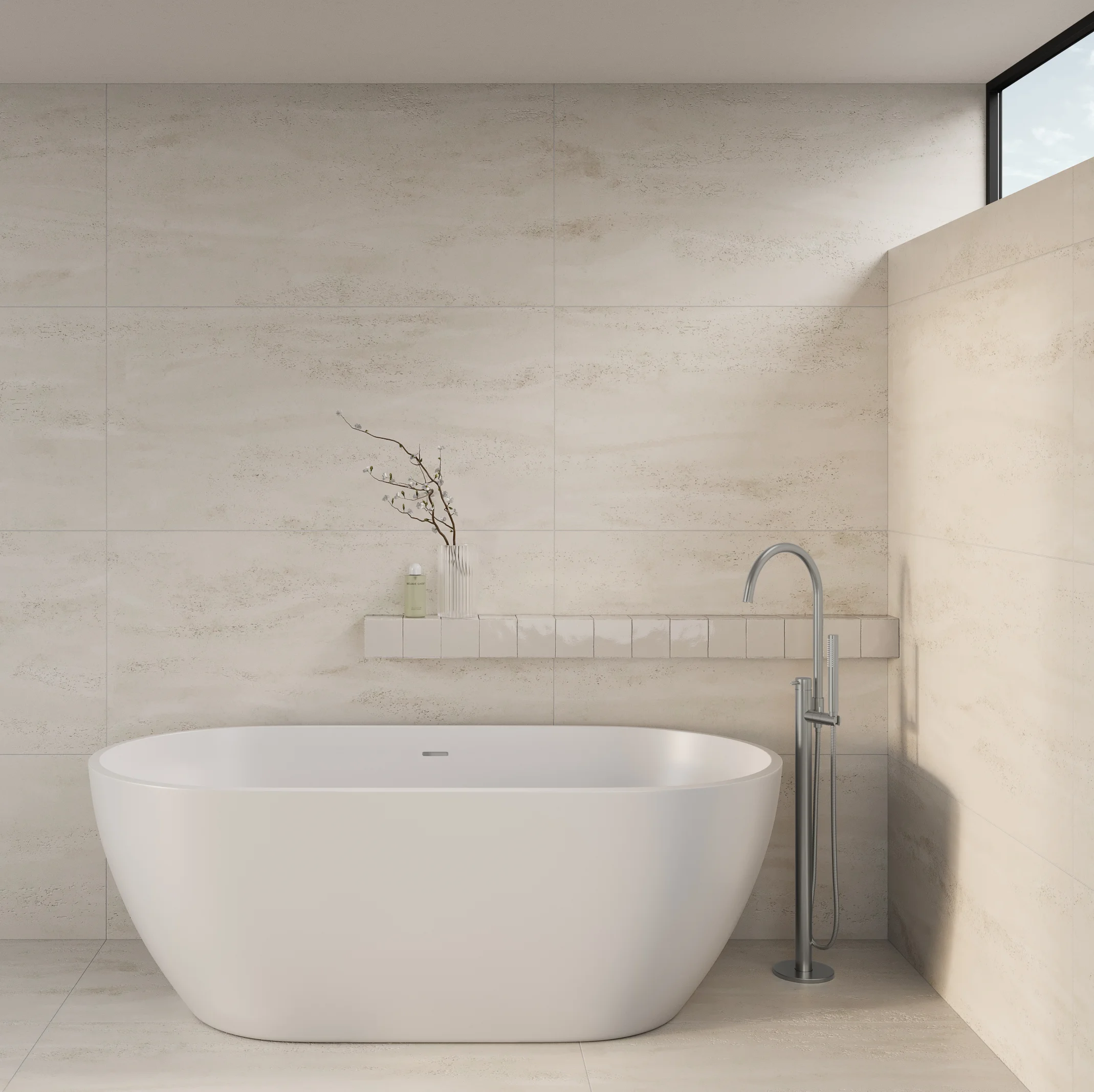 ElysianFloorMountedBathFillerWithHandShower Final View01 BN 01