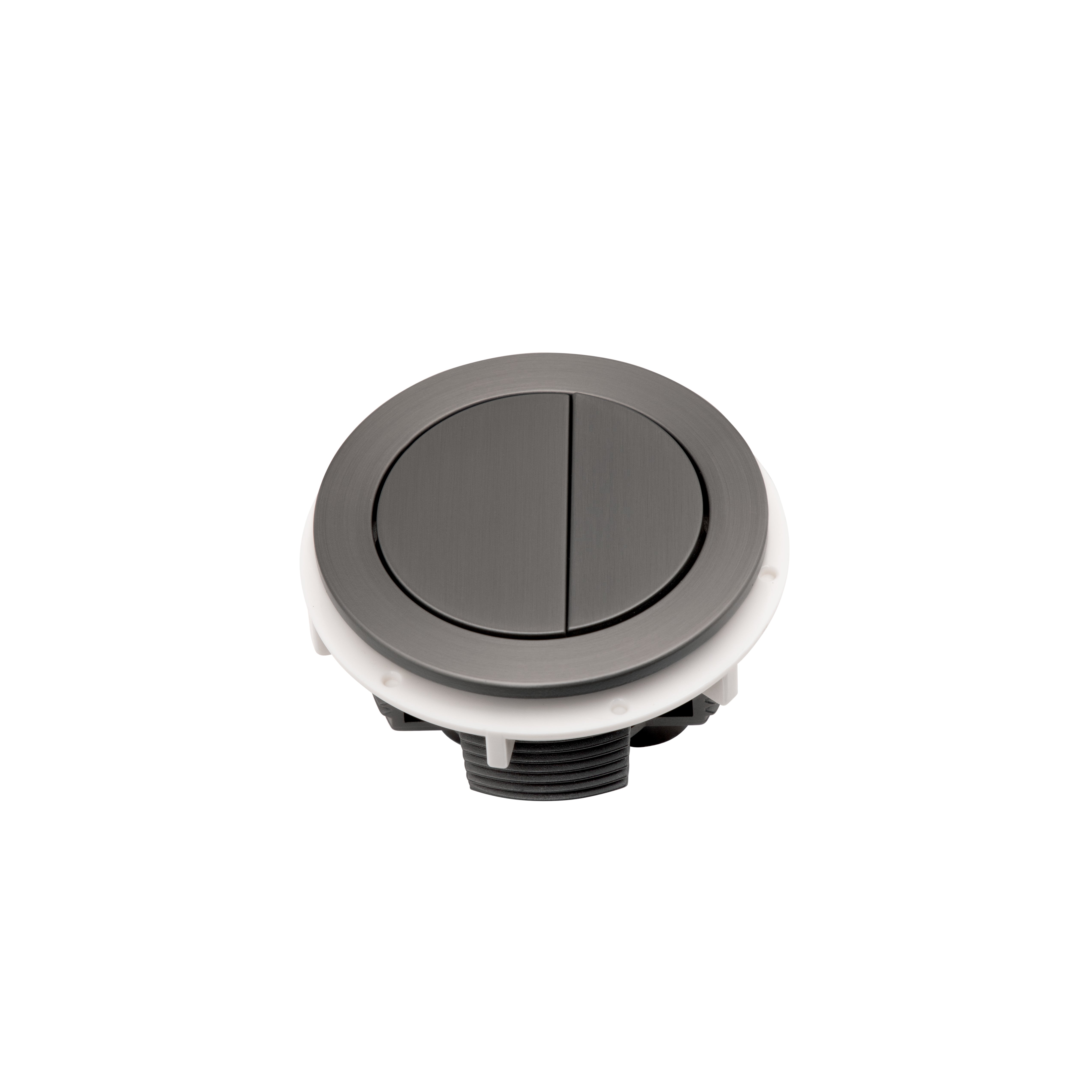 Toilet Flush Button - Brushed Gunmetal