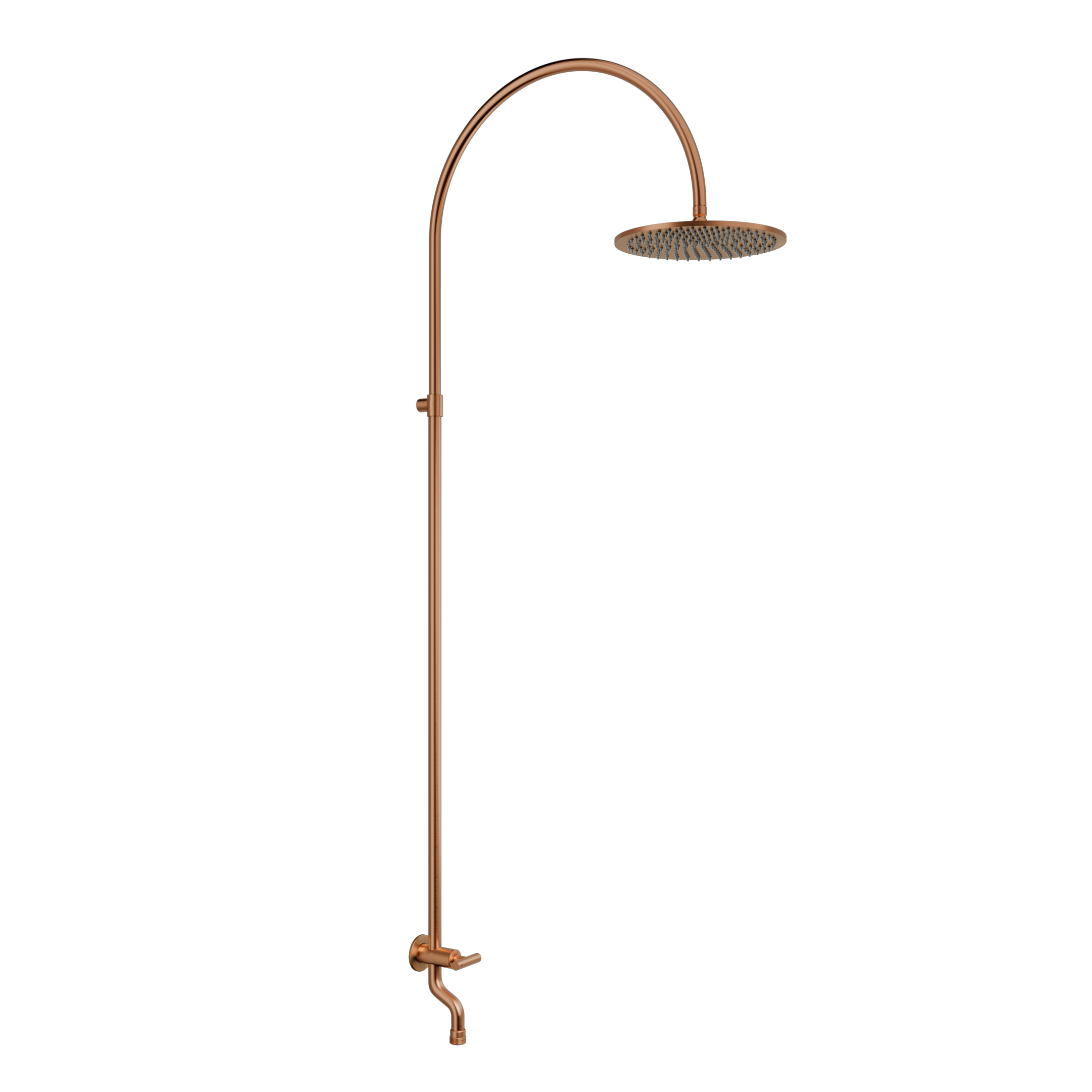Sola%20Wall%20Mounted%20Outdoor%20Shower%20Set Full%20Shot with%20Backplate BC