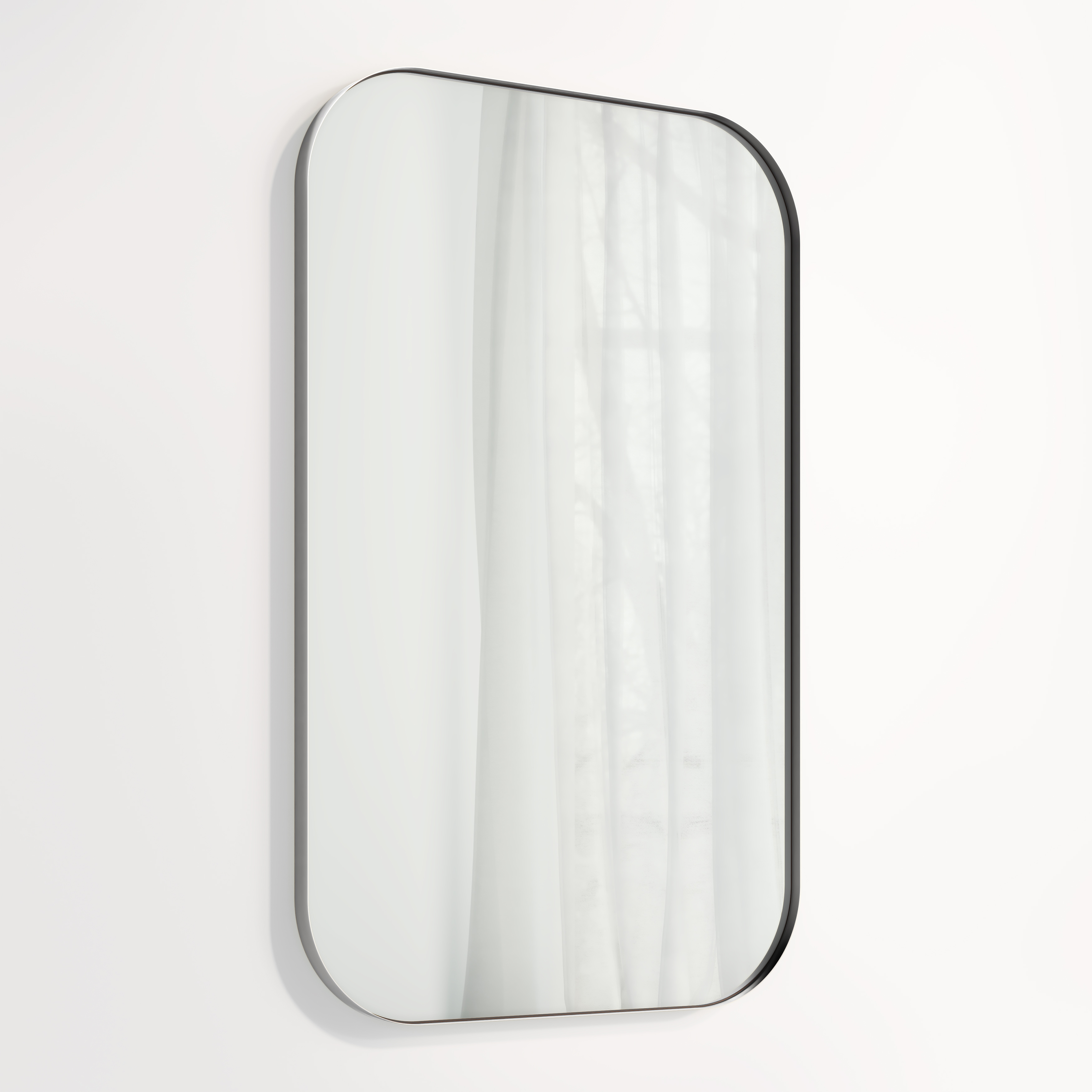 Aliro Mirror 1000 x 625mm - Brushed Gunmetal