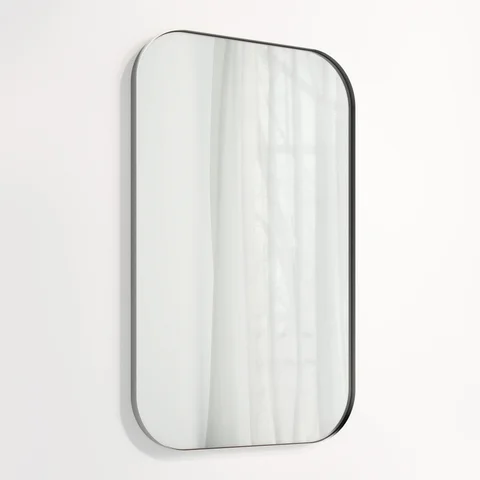 Aliro Mirror 1000 x 625mm - Brushed Gunmetal