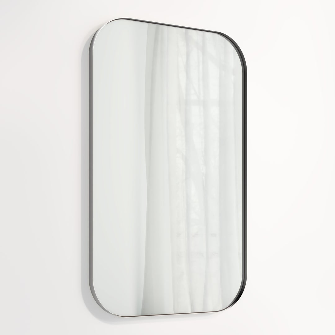 Aliro Mirror 1000 x 625mm - Brushed Gunmetal