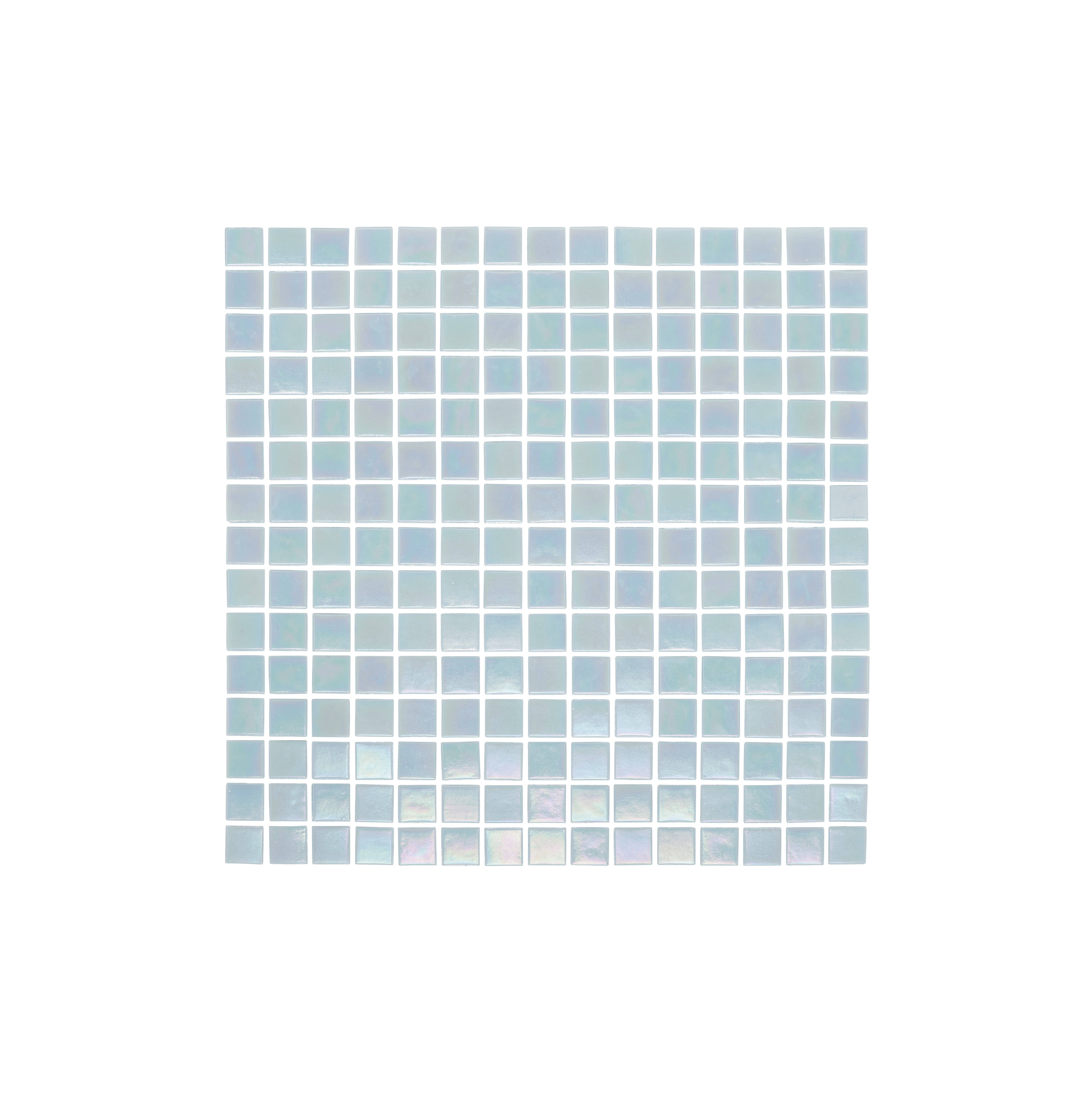 Rumoi Glass Mosaic Pool Tile BluePearl