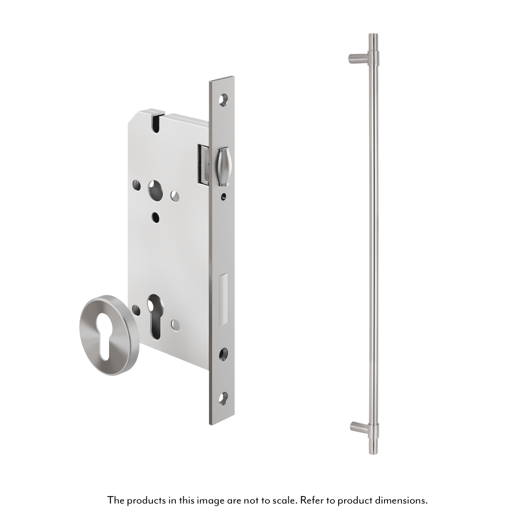 Modi Entry Door Pull   Lock Sets Stock Images SS 900mm