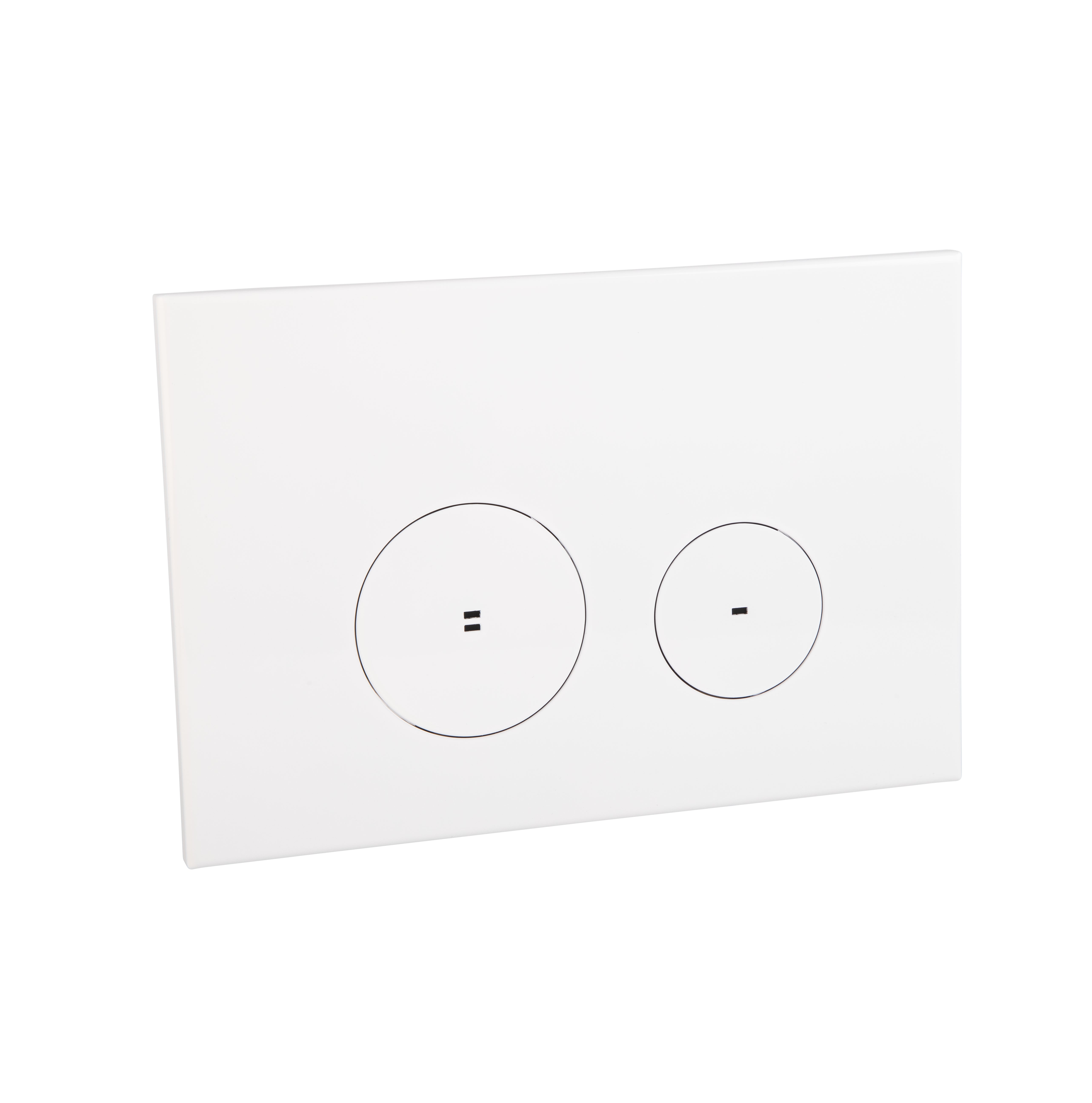 Zaaha Toilet Button%20 White