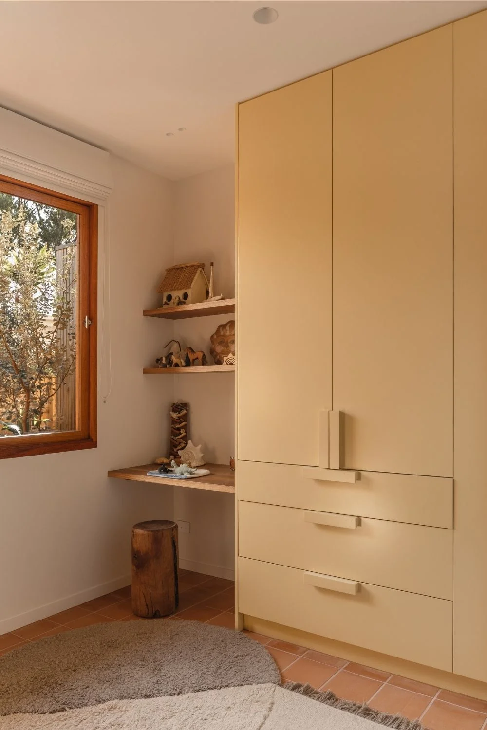 Californian Bungalow Japanese Aesthetic Butter Yellow Cabinetry