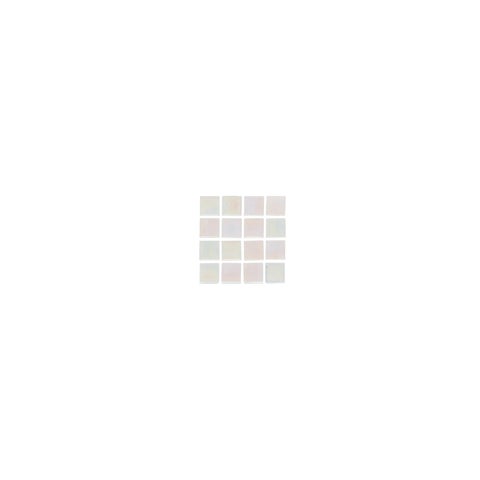 Rumoi Glass Mosaic Pool Tile - White Pearl (Sample)