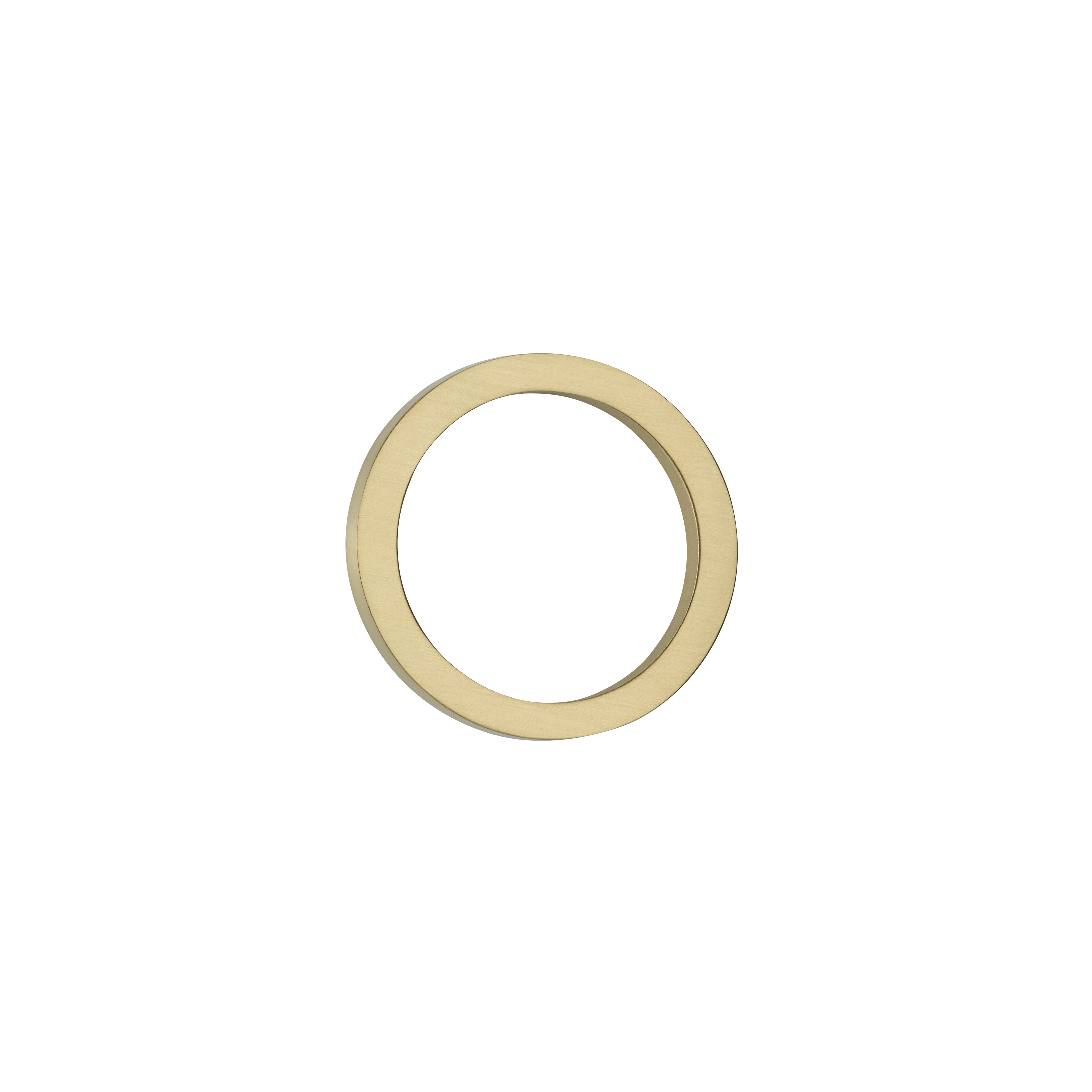 O Letter - 60mm - Brushed Brass