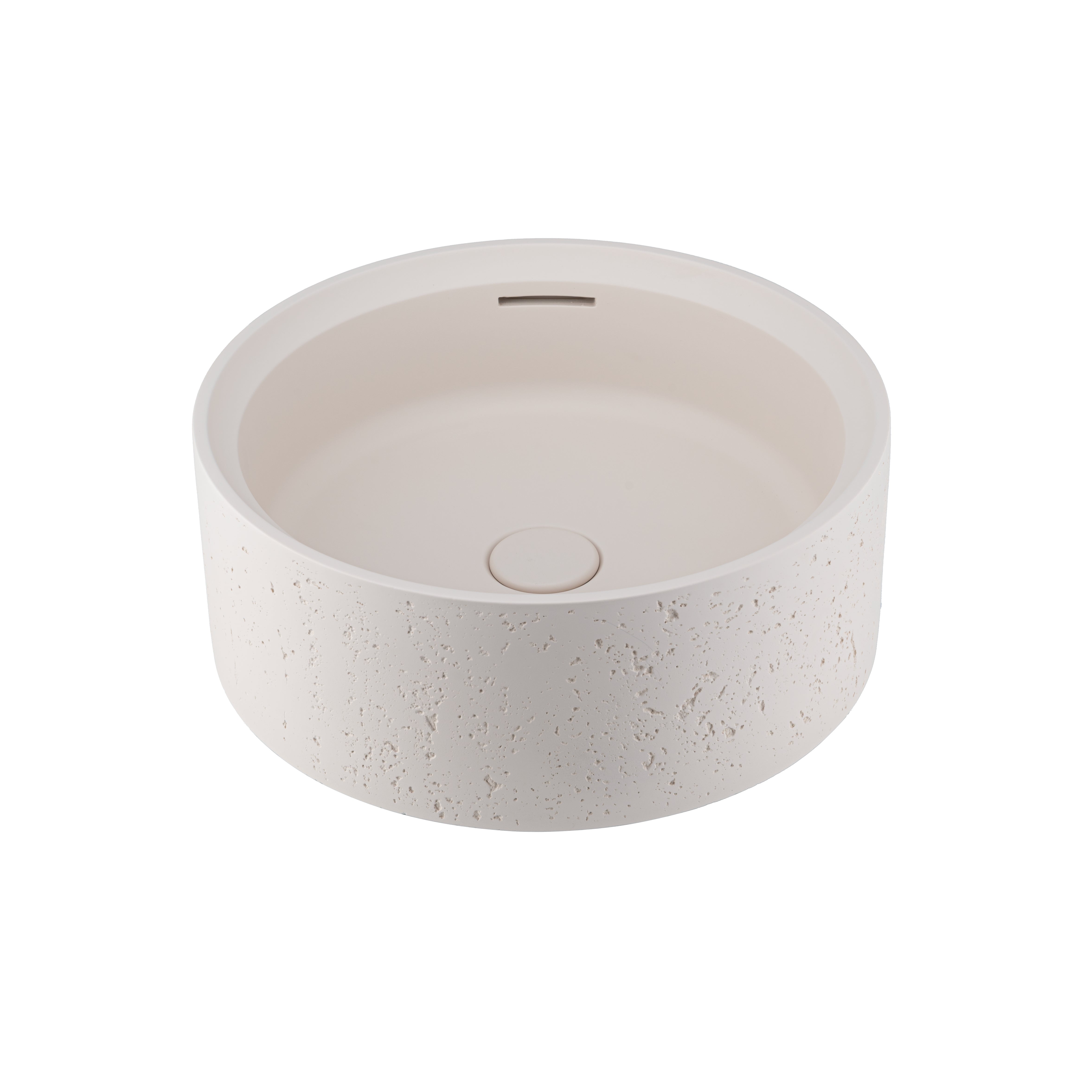 Atelis Concrete Basin - Almond (Overflow)
